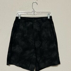 Lululemon Pace‎ Breaker Short 9" Off Shore Graphite Grey Black Size Medium